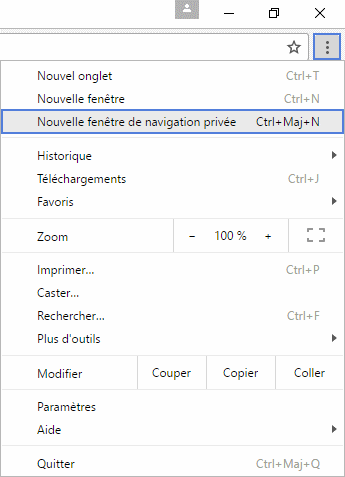 Navigation privée