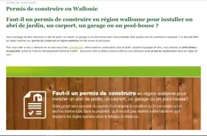 Concept Abri : article sur le permis de construire