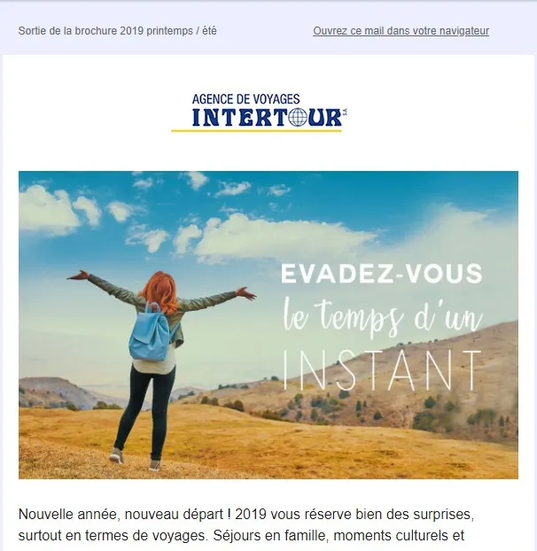 Intertour : newsletter fêtes