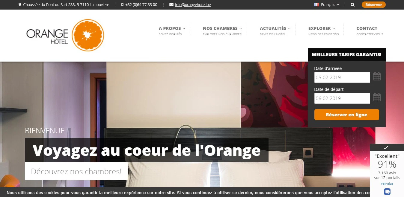 Orange Hotel : SEO du site
