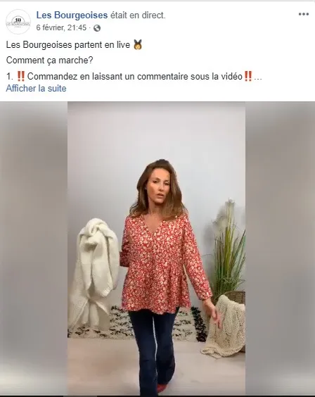 Direct Facebook Les Bourgeoises