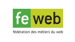 Logo de la Feweb, dont est membre Clef2web