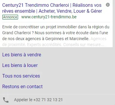 Century21 Trendimmo : Google Search