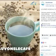 Humihouse : publication Facebook cafe