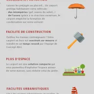 Concept Abri : landing page newsletter