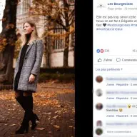 Les Bourgeoises : publication Facebook veste
