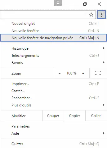 Navigation privée